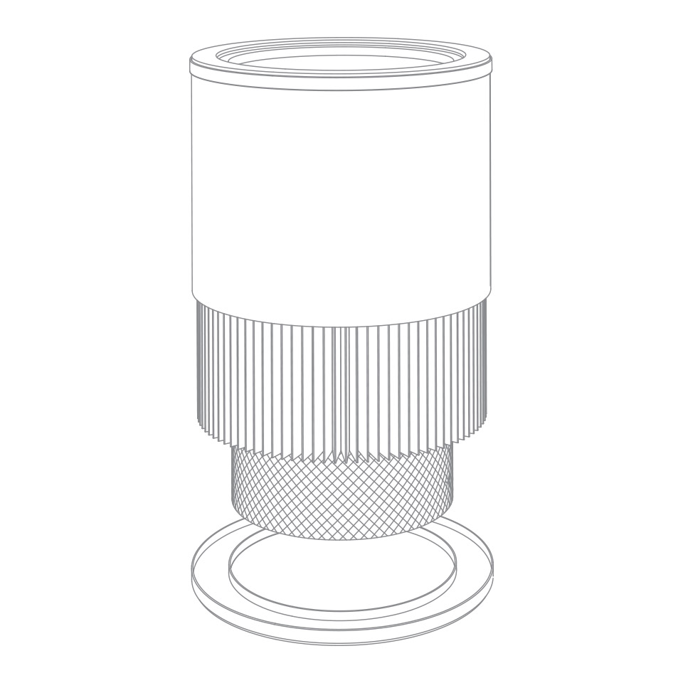 Able Air Purifier Replacement Filter - - Expanded showing 3 filters
